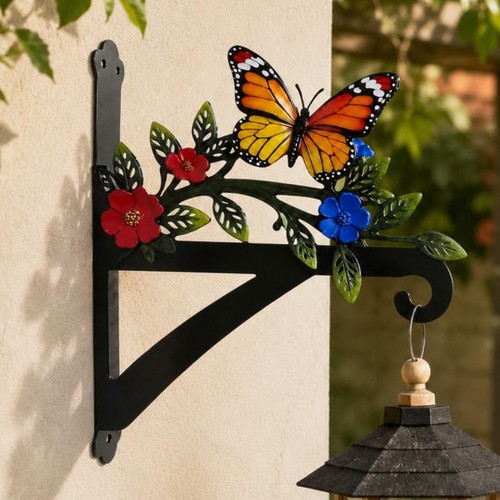 Metal wall hanging - metal, plant