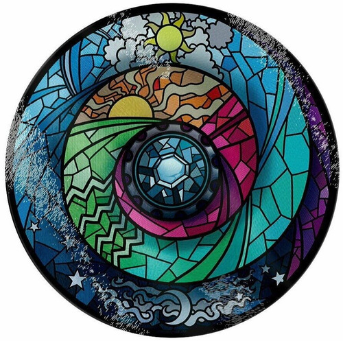 Stained glass spectroscope - stained,