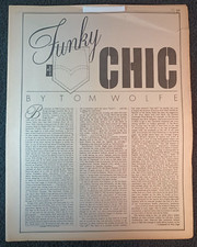 1974 TOM WOLFE History of