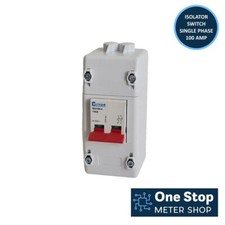 100A ISOLATOR SWITCH - SINGLE