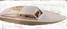 retro MOTOR BOAT /Cabin