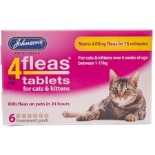 JOHNSONS 4FLEAS TABLETS FLEA