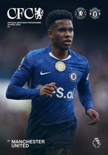 Programme Chelsea v Manchester