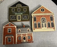 Hand Painted Wooden Houses By