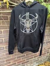 Avenzi Jeans Men’s Tauro Hood , Black (XS/BNWT/RRP:£59)