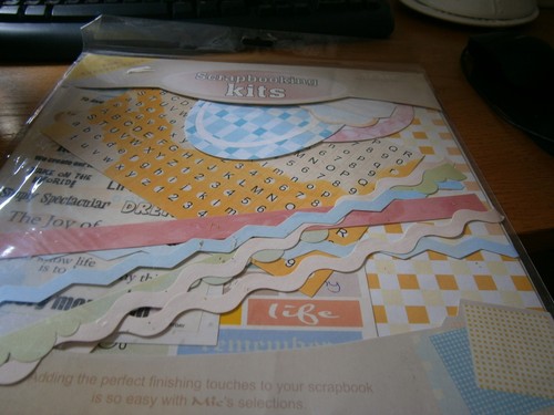 Mic scrapbook kit - mic, x