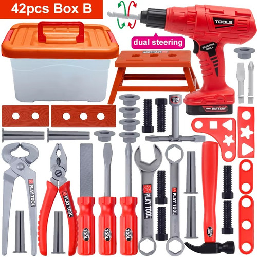 42pcs kids tool set toy - 42pcs,