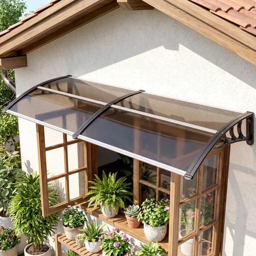 Outdoor curved window porch - curved,