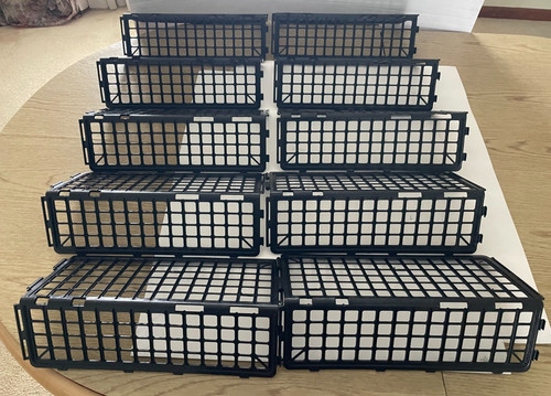 Black plastic fruit - 10, pc