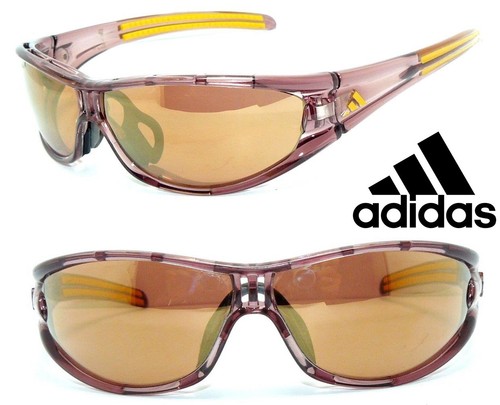 Adidas sunglasses brown red - brown,