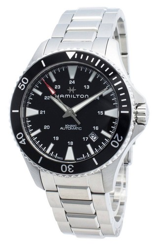 Hamilton khaki navy stainless - hamilton,