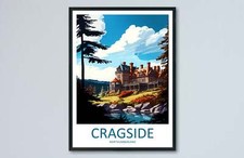 Cragside Travel Print Wall Art