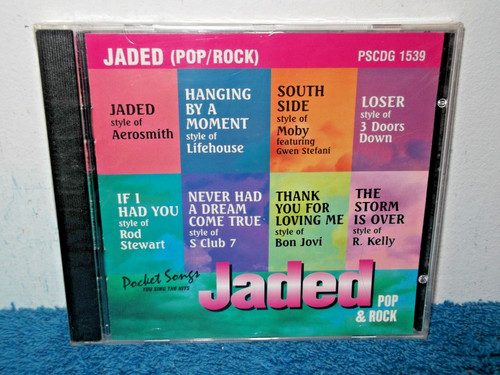 Jaded pop rock sing - jaded,,
