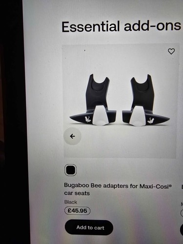 Bugaboo bee adapters for maxi - bugaboo,