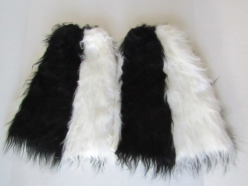 Black white leg - &, warmers