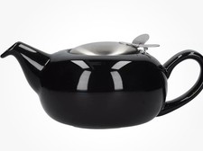 David Brich The London Pottery Company Black Pebble Filter Teapot 2 Cup New Box