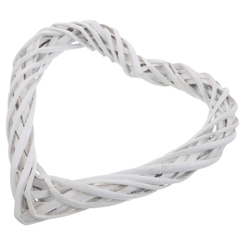 Natural rattan heart - natural,