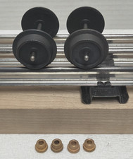 2 MTH METAL WHEELS & AXLES