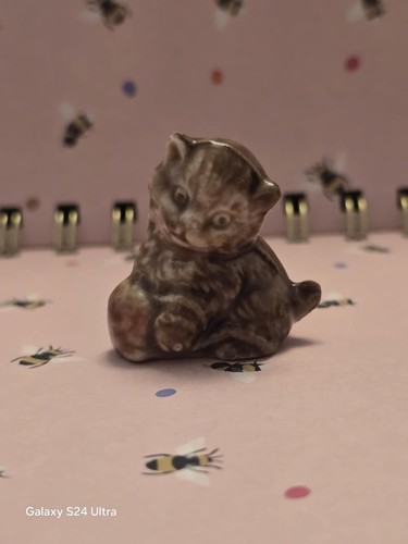 Vintage wade whimsies kitten - wade,