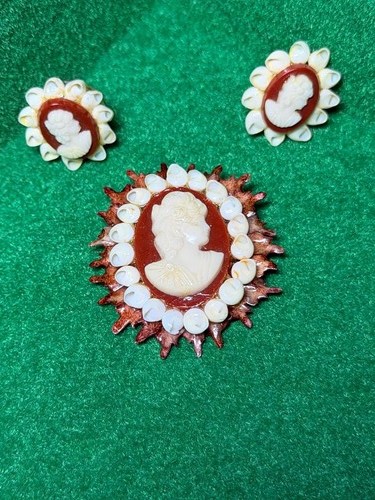 Vintage shell cameo - vintage,