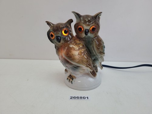 Smoke eater owls - owls, porcelain