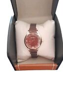 Ladies L.A.BANUS Wrist Watch Brown Dial Gold Coloured Bezel Magnetic Strap BNIB 