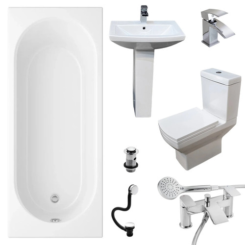 Complete bathroom suite porto - bathroom,