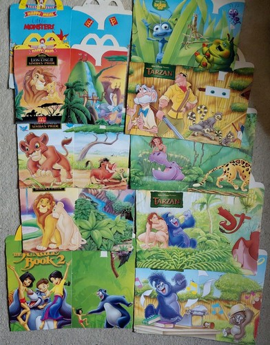 Mcdonald happy meal boxes - mcdonald's,