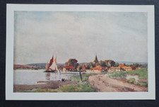 Antique 1907 print - Bosham -