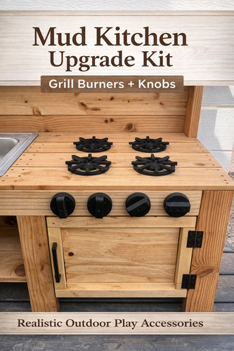 Mud kitchen accessories - mud,