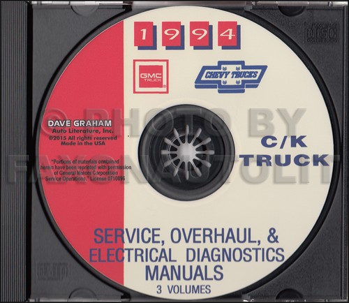 1994 gmc truck shop - shop, manual
