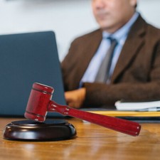  2 Pcs Lawyer Cosplay Gavel Wooden Small Judge's Hammer Child