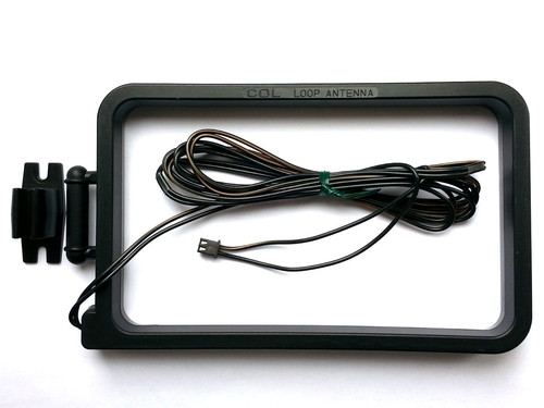 Loop antenna aerial with - loop,