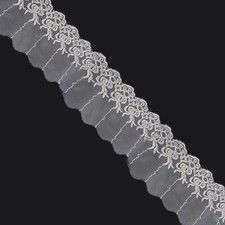 12mm-165mm Wide Cotton Quality Lace Soft Trim Embroidered Lingerie Edge Sewing