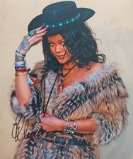 Rihanna Signed Autograph Photograph COA 