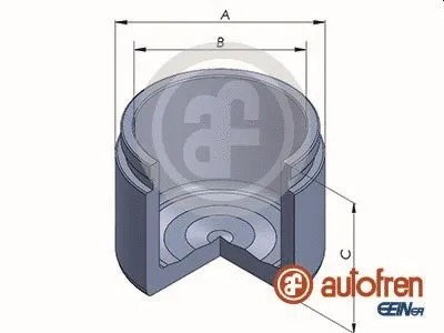 Front piston brake caliper - front,