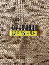 CK Tools Bit Clip Set 8 Piece HEX Screwdriver Bits 4524 1.5 to 6mm