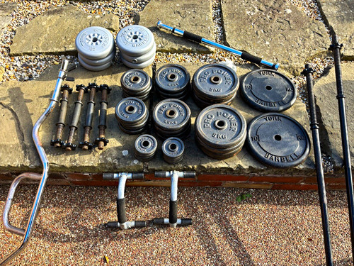 100kg york weights curling - weights.,