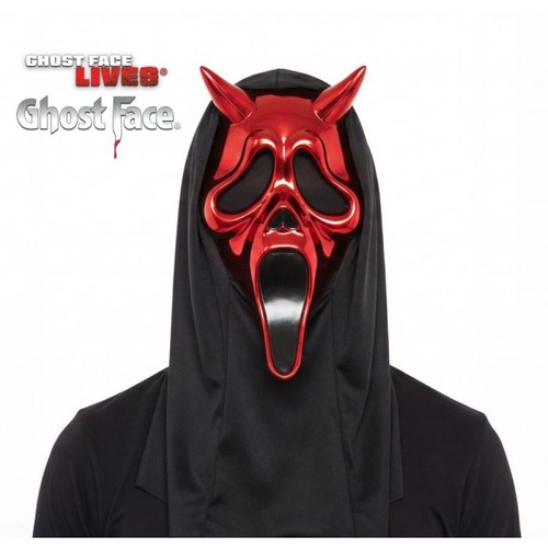 Red chrome devil scream - chrome,