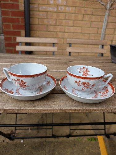 Spode gloucester red - 2,