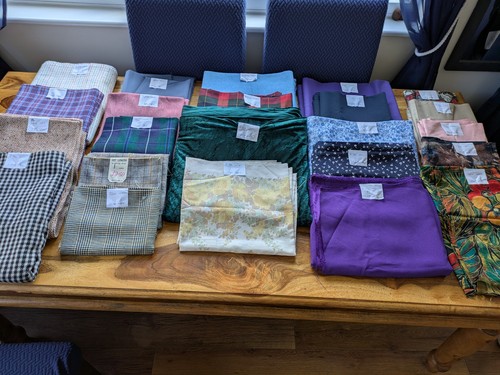 Vintage fabric material bundle - vintage,