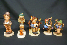 Goebel Hummel 5 Figures-Apple Tree, She Loves Me,She Loves Me Not + more#K1