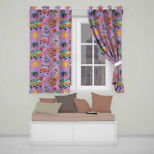 Blackout eyelet curtains - blackout,