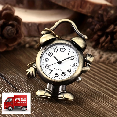Vintage robot pocket - robot, watch