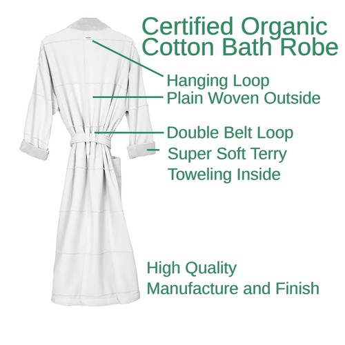 Dressing gown robe calm 100 - dressing,