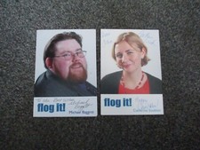 8 x Michael Baggott, Colin Young, Roo Irvine - Bargain Hunt - HAND SIGNED - RARE