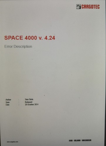 Hiab space 4000 - error, code