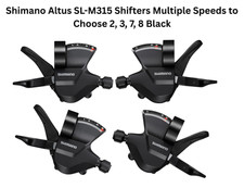 Shimano Shifter Lever Altus SL-M315 Multiple Speeds to Choose 2,3,7,8 Black - H