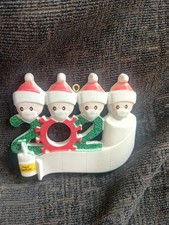 Christmas Hanging Ornament 2020 2021 Elfs with Mask Toilet Roll & Sanitizer