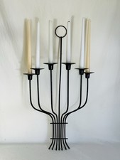 Vintage Iron Wall Candelabra